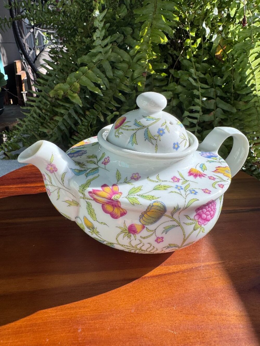 Vintage Toscany Avignon Floral Teapot, Japan - Fine China Cottagecore Tea Pot